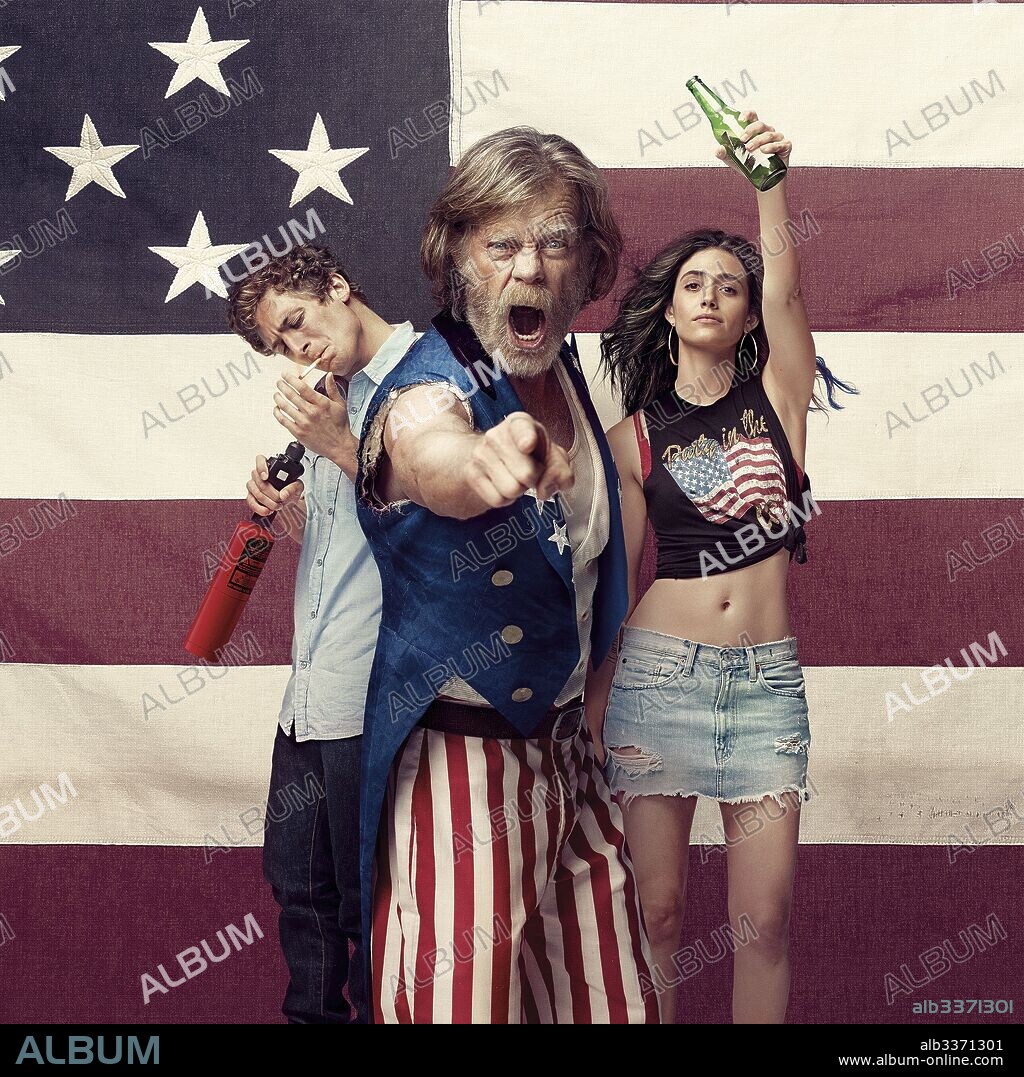 EMMY ROSSUM, JEREMY ALLEN WHITE and WILLIAM H. MACY in SHAMELESS, 2011, directed by MARK MYLOD. Copyright SHOWTIME NETWORKS.