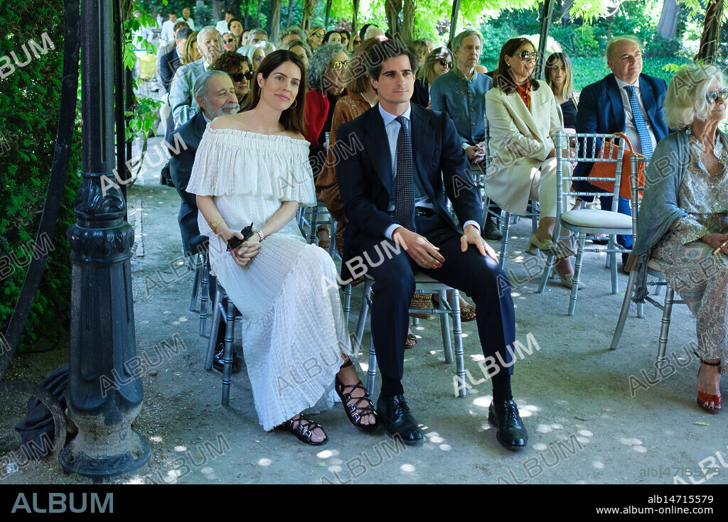 FERNANDO FITZ-JAMES STUART and SOFIA PALAZUELO. May 22, 2025, Madrid, Spain: SofÃ­a Palazuelo and Fernando Fitz attend the presentation of Joana Vasconcelos en el Palacio de Liria at Palacio de Liria. (Credit Image: © Atilano Garcia/SOPA Images via ZUMA Press Wire).