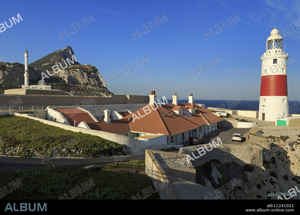 Europa Point Lighthouse, Gibraltar, United Kingdom, Europe.