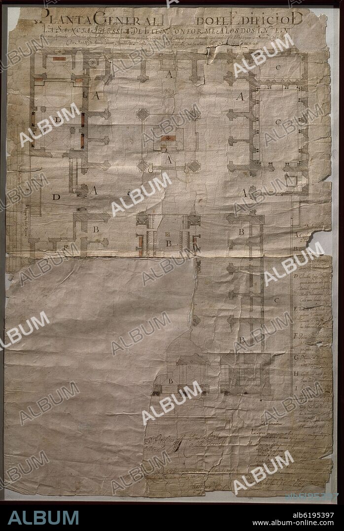 JUAN DE ARANDA SALAZAR (1605-1654). PLANO DE LA CATEDRAL.
