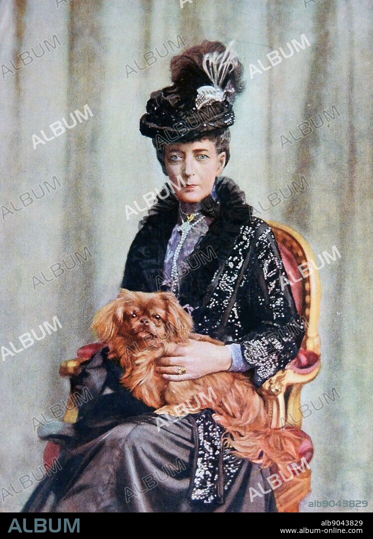 Britain's Queen Alexandra 1844 20 November 1925. She was the daughter of King Christian IX of Denmark.