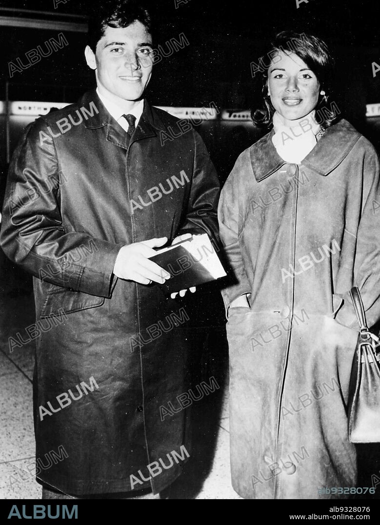 Sacha Distel and Francine Breaud, New York 1961.