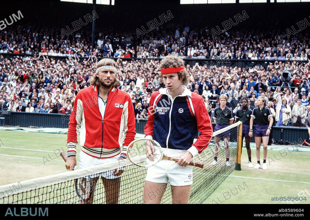 BJORN BORG y JOHN MCENROE en MCENROE, 2022, dirigida por BARNEY DOUGLAS. Copyright Sylver Entertainment.