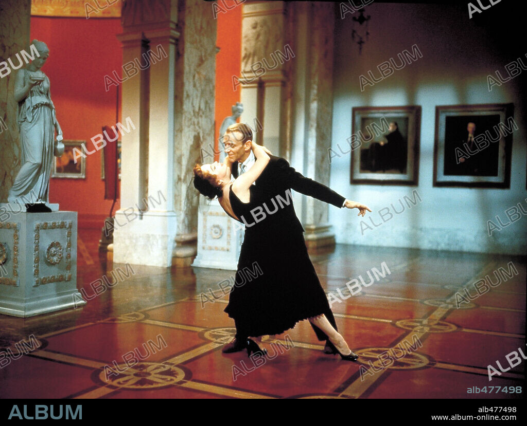 FRED ASTAIRE and LESLIE CARON in DADDY LONG LEGS, 1955, directed by JEAN NEGULESCO. Copyright 20TH CENTURY FOX.