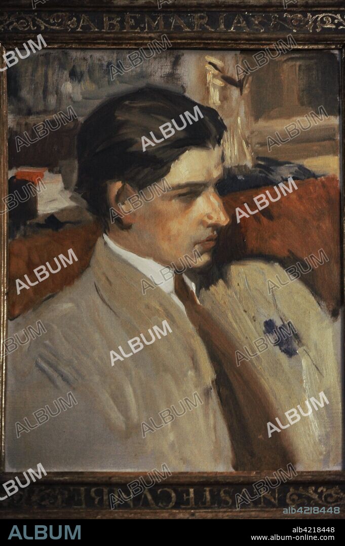 Joaquin Sorolla y Bastida (1863-1923). Spanish painter. Portrait of his son Joaquin Sorolla Garcia (1892-1948) at 19 years old. Sorolla Museum. Madrid. Spain.