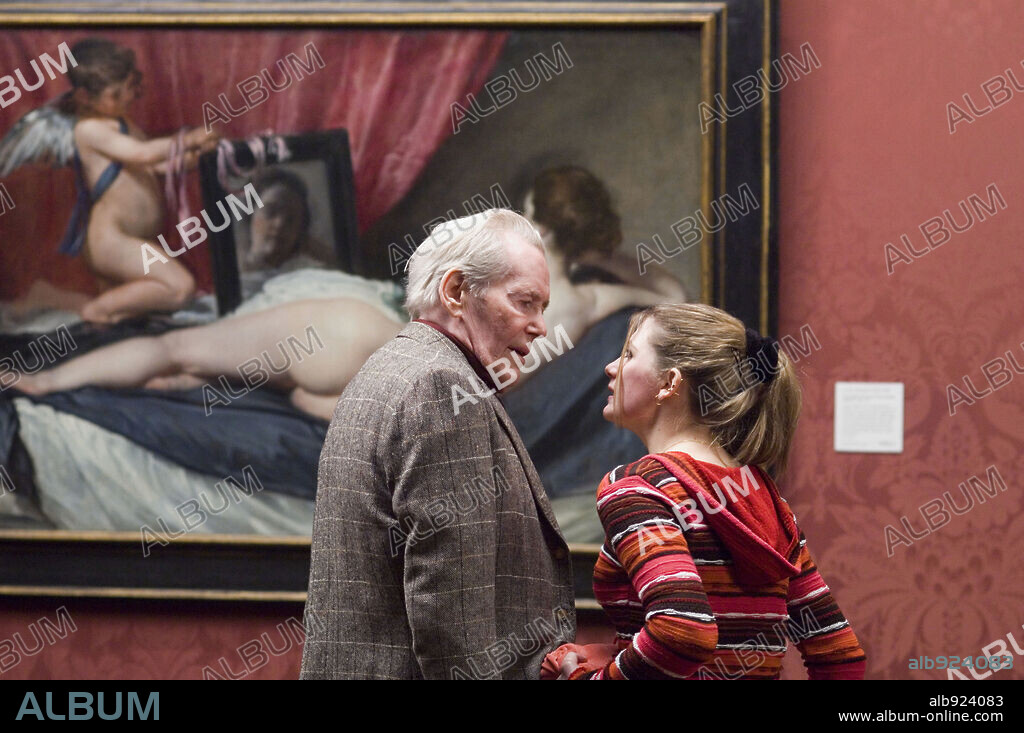 JODIE WHITTAKER et PETER O'TOOLE dans VENUS, 2006, réalisé par ROGER MICHELL. Copyright MIRAMAX FILMS.