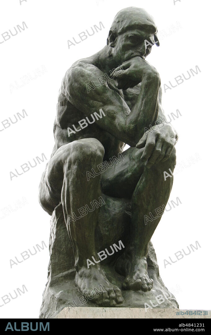Auguste Rodin (1840-1917). Escultor francés. El Pensador,1903. Bronce. Jardín de Esculturas. Museo Rodin. París. Francia.