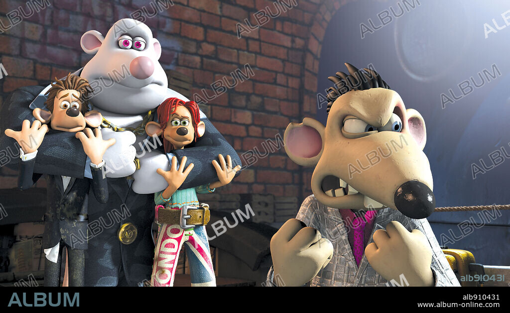 RATONPOLIS, 2006 (FLUSHED AWAY), dirigida por DAVID BOWERS y SAM FELL. Copyright DREAMWORKS ANIMATION/AARDMAN ANIMATIONS/DREAMWORKS SKG.