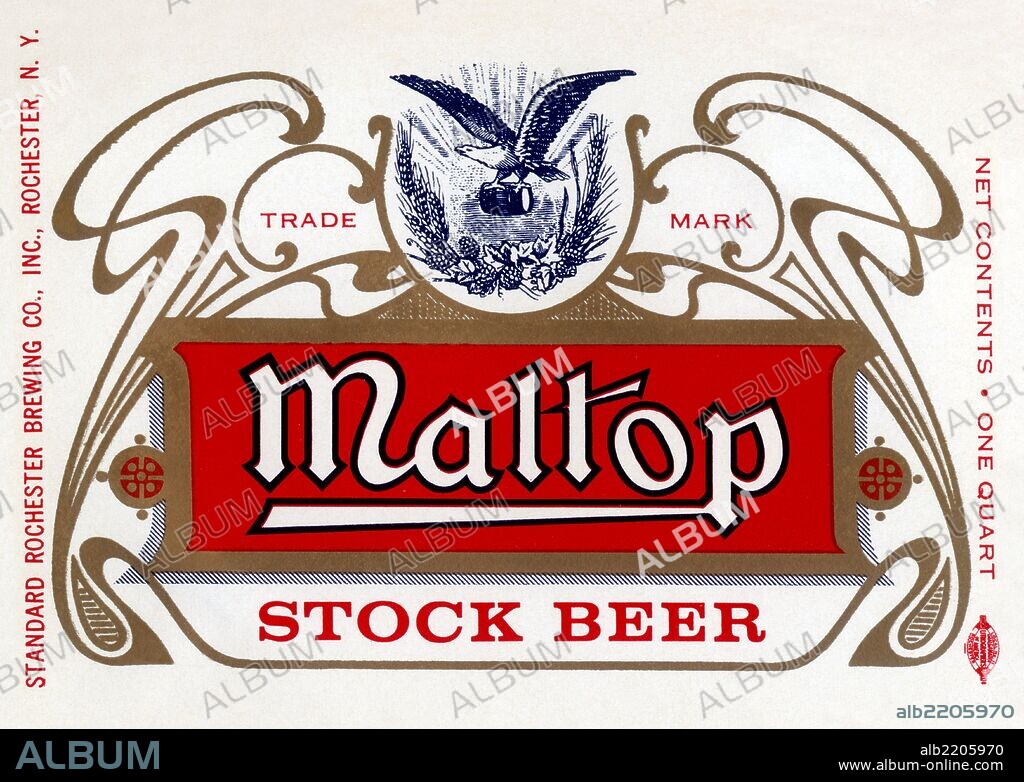 The Standard Rochester Brewing Company, Rochedster, New York, brewed Maltop Stock Beer in the year after Prohibition.