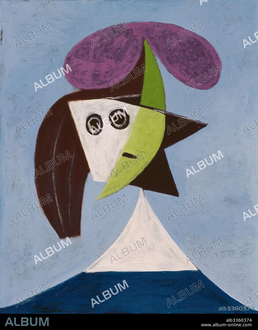 PABLO PICASSO. Woman in a Hat (Olga).