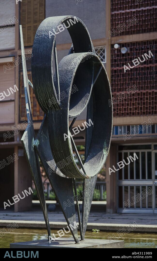 MARCEL MARTÍ. Marcel Martí / Ritmo y proyección, 1961, Plaça de Montbau, Barcelona.