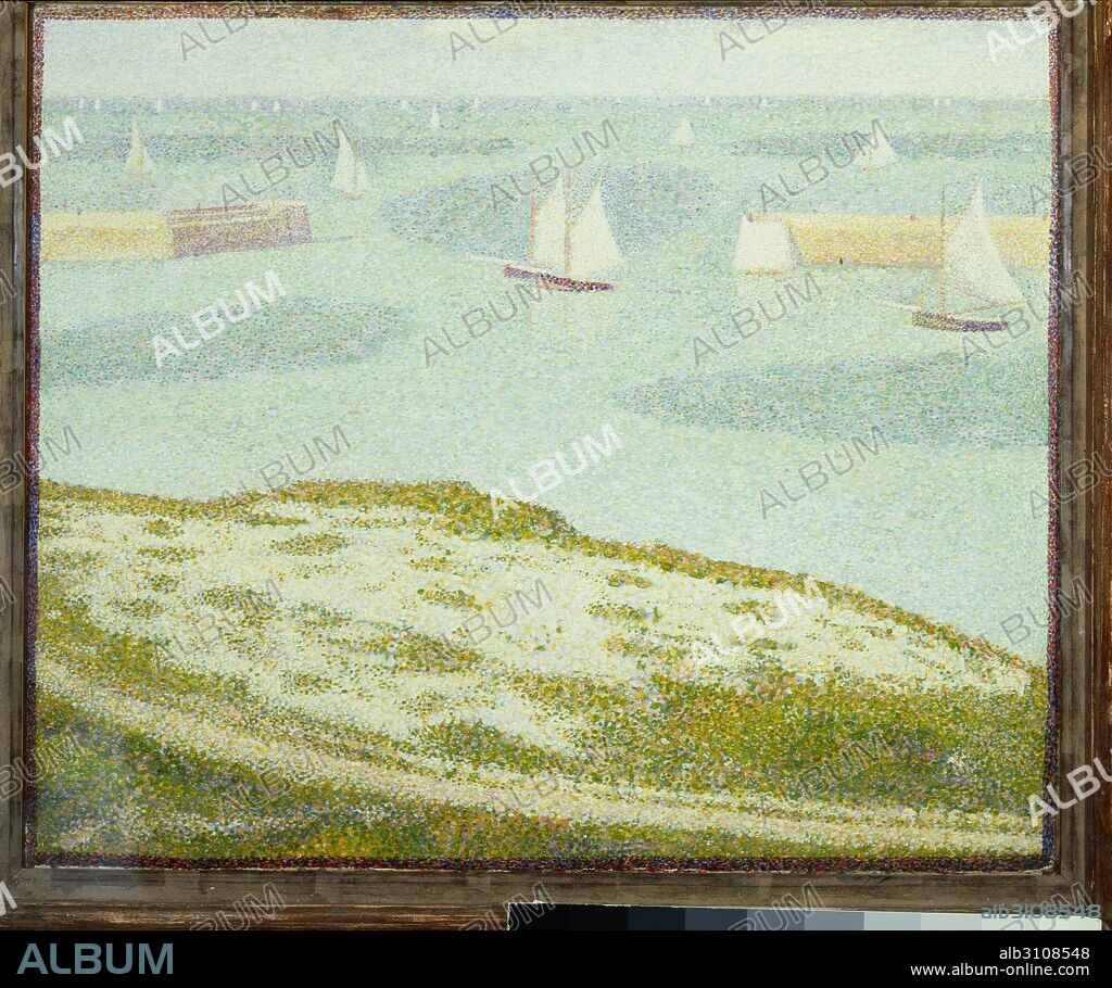 GEORGES SEURAT. Entrada al puerto/1888.