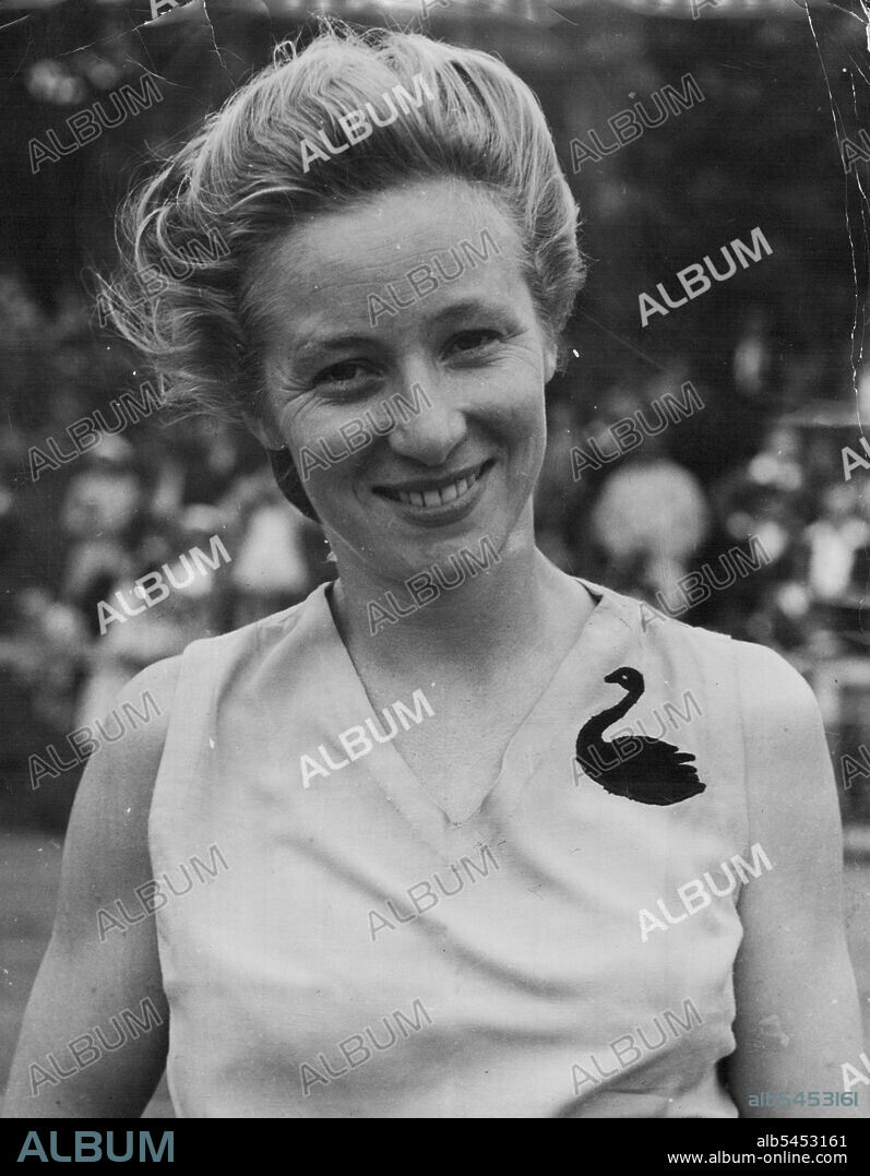 Shirley Strickland - No. 2 woman athlete. February 24, 1952.