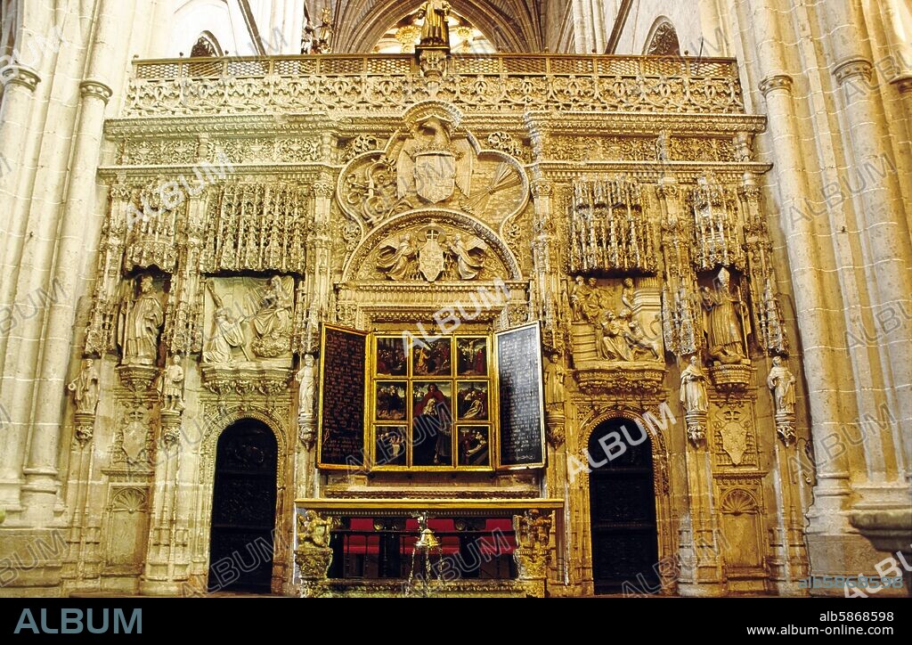intérieur de Cathédrale : trascoro (de Gil de Siloé/Simon de  Colonie).