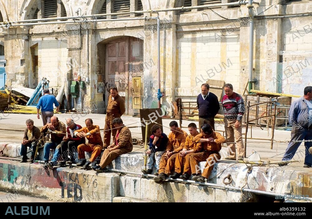 Malta, Valetta, Trockendock (Malta Drydocks).