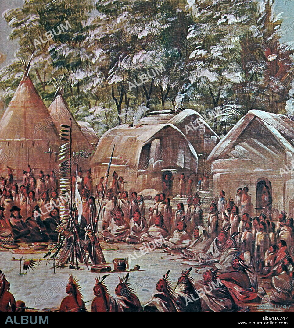 The Indians fed La Salle's Party. Fort Crevecoeur was built on the Illinois River. Fort Crevecoeur was the first public building erected by Europeans within the boundaries of the modern state of Illinois and the first fort built in the West by the French. Rene Robert Cavelier, Sieur de La Salle, sailed from Rochefort, France, on August 1, 1684, to seek the mouth of the Mississippi River by sea.
