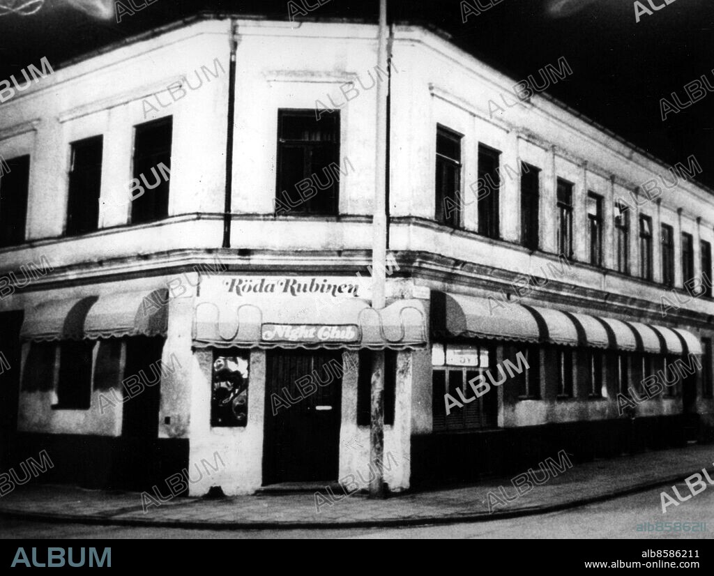 MALMÖ 1976-06-30. Röda Rubinen, sexklubb i Malmö . Foto okänd / Sydsvenskan / SCANPIX. **OUT Kvällsposten, Skånska Dagbladet, Metro Skåne**. ***BETALBILD***.