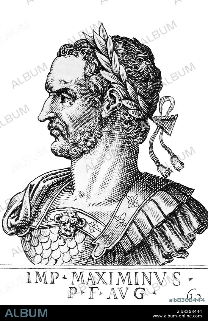 Maximinus II (270-313), also known as Maximinus Daia or Maximinus Daza, was the nephew of Emperor Galerius. He joined the army and was eventually adopted by his uncle and raised to the rank of Caesar. When his uncle died in 311, Maximinus divided the Eastern Empire between himself and co-Emperor Licinius.