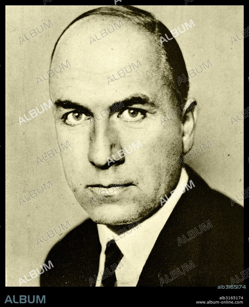 Portrait of the German Reichsminister for ammunition and armaments, Dr. Fritz Todt (4th September 1891 - 8th February 1942). Dated 1940.