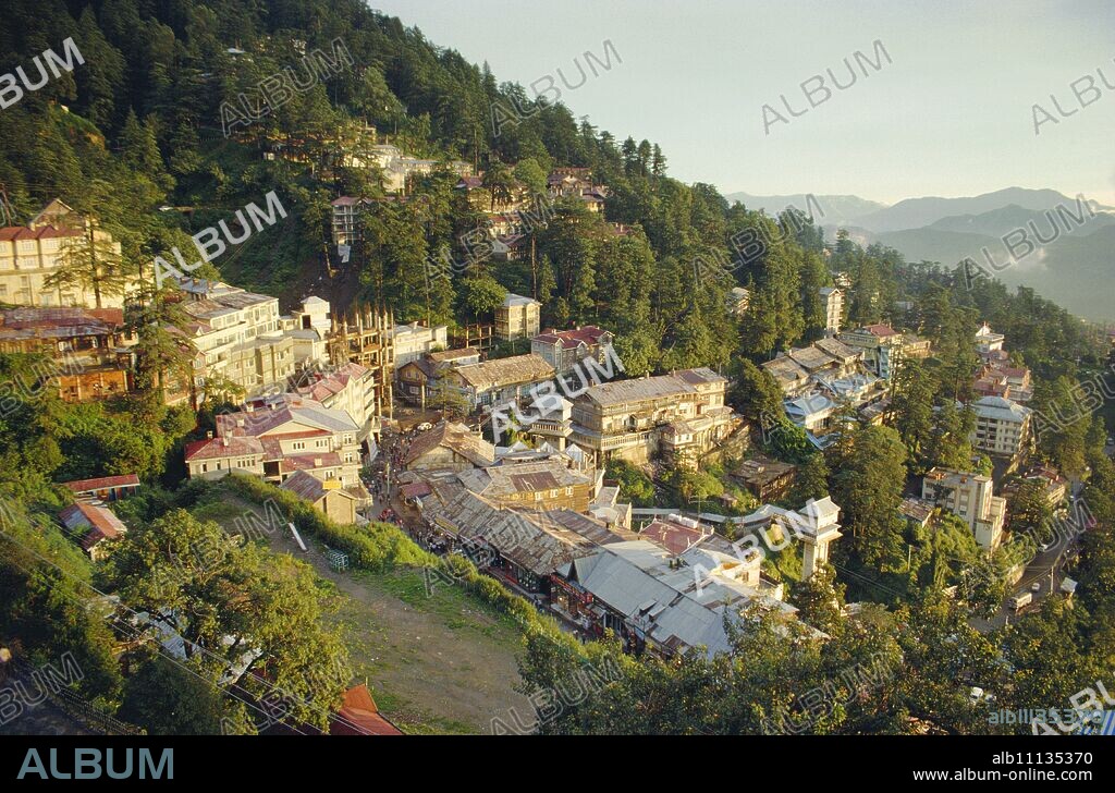 India, Himachal Pradesh, Simla, Hill resort favoured by the British Raj.