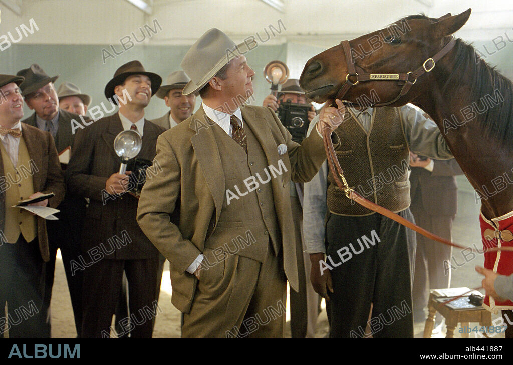 JEFF BRIDGES in SEABISCUIT, 2003, directed by GARY ROSS. Copyright UNIVERSAL PICTURES/DREAMWORKS SKU/SPYGLASS ENT/LANGER THAN L / DUHAMEL, FRANÇOIS.