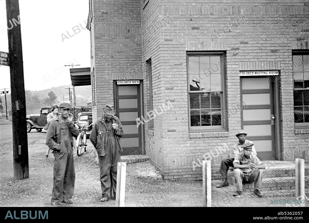 Racially Segregated Railroad Station, Manchester, Georgia, USA, John Vachon, U.S. Farm Security Administration.