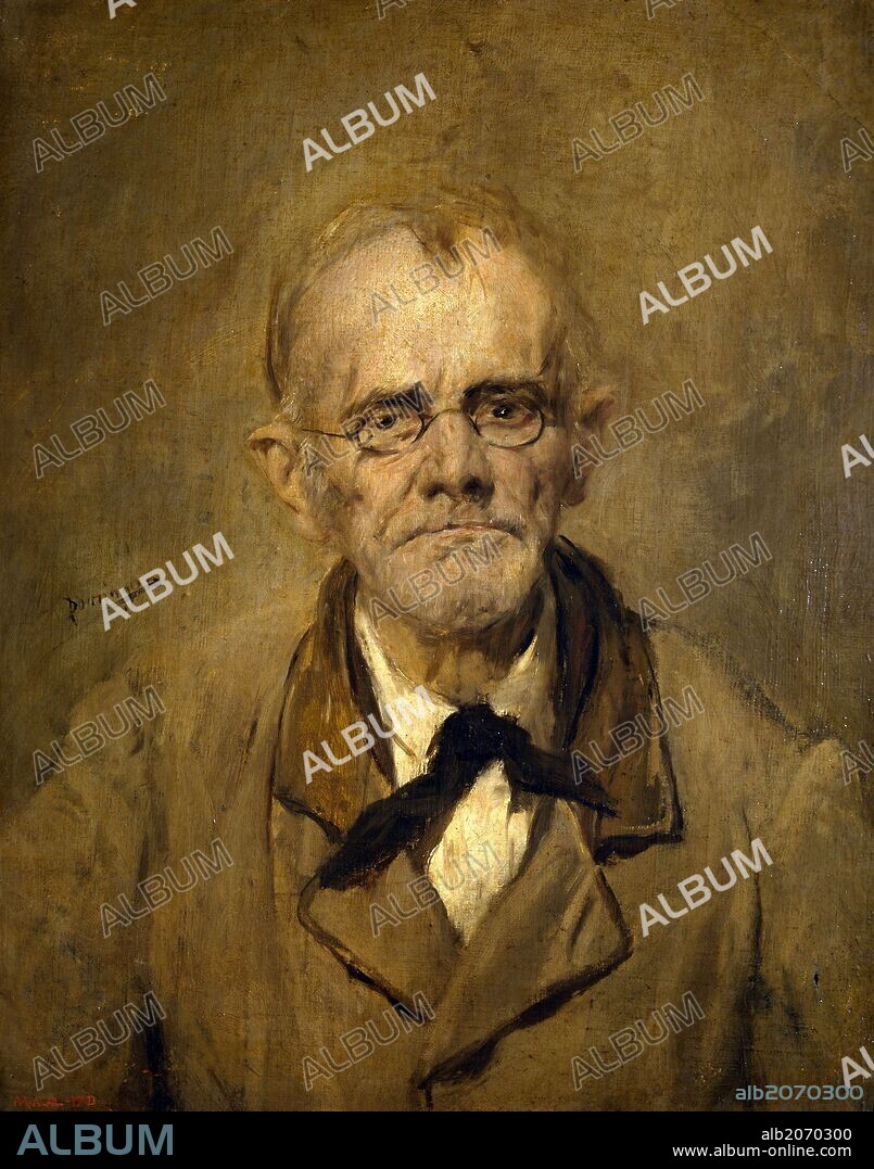 FRANCISCO DOMINGO MARQUÉS. Francisco Domingo Marqués / 'El zapatero de viejo', 1870-1875, Escuela Española, Óleo sobre Lienzo, 63 cm x 50 cm, P04488.