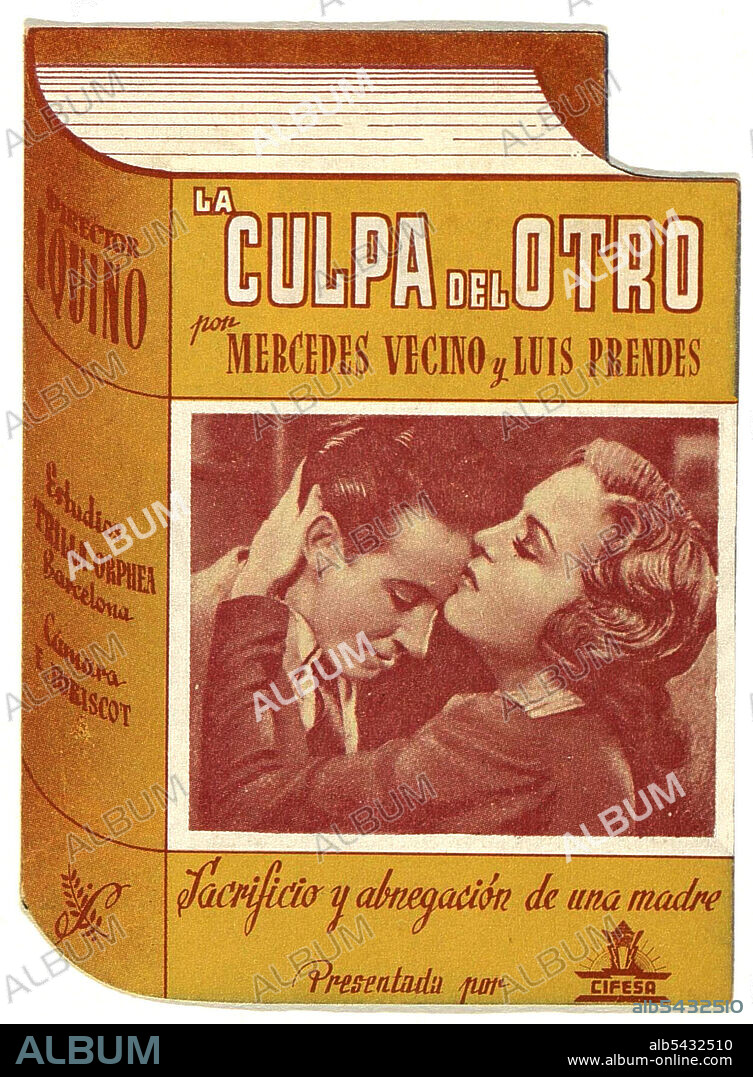 MERCEDES VECINO en LA CULPA DEL OTRO, 1942, dirigida por IGNACIO F. IQUINO. Copyright CAMPA.