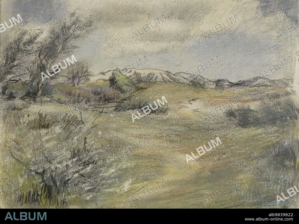JOHAN ANTONIE DE JONGE. Dune landscape, 1881-1927.