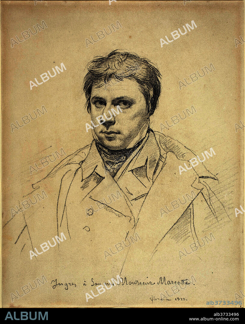 JEAN AUGUSTE DOMINIQUE INGRES. Self-Portrait. Dated: 1822. Dimensions: overall: 20.2 x 16.1 cm (7 15/16 x 6 5/16 in.). Medium: graphite on wove paper.
