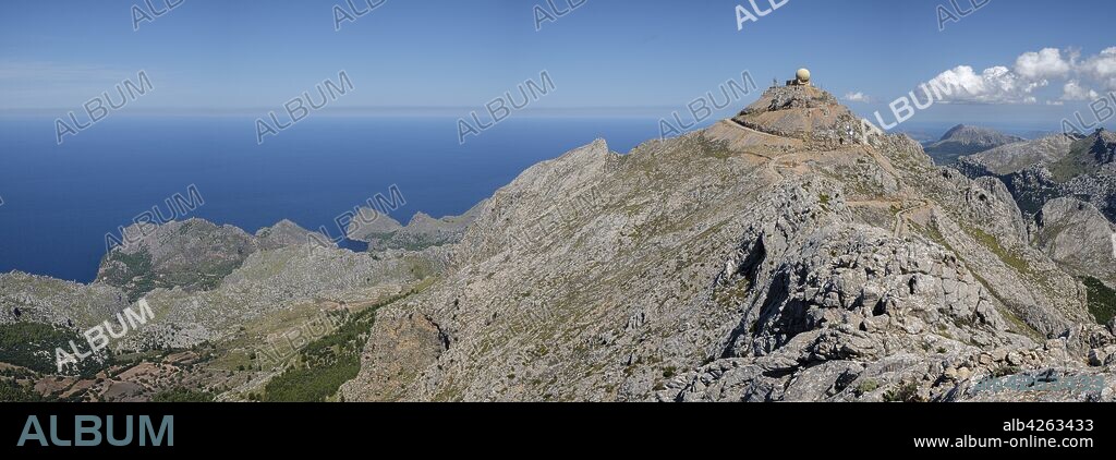 Puig Major, punto más elevado de las Islas Baleares, 1445 metros de altitud , Sierra de Tramuntana, municipio de Escorca, Mallorca, balearic islands, Spain.