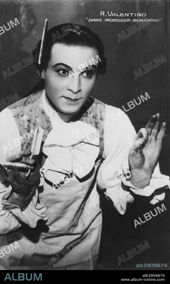 Rudolph Valentino (1895-1926), Italian actor, c1920s.