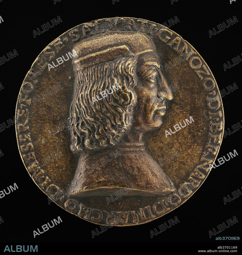 STYLE OF NICCOLò FIORENTINO. Gianozzo di Bernardo Salviati, born 1462 [obverse]. Dated: 1500 or after. Dimensions: overall (diameter): 8.9 cm (3 1/2 in.). Medium: bronze.