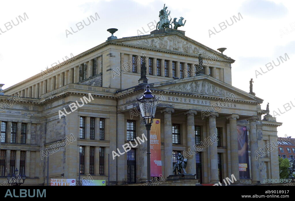 The Konzerthaus Berlin is a concert hall situated on the Gendarmenmarkt square in the central Mitte district of Berlin housing the German orchestra Konzerthausorchester Berlin. Built as a theatre from 1818 to 1821.