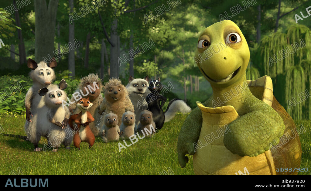 VECINOS INVASORES, 2006 (OVER THE HEDGE), dirigida por KAREY KIRKPATRICK y TIM JOHNSON. Copyright DREAMWORKS.