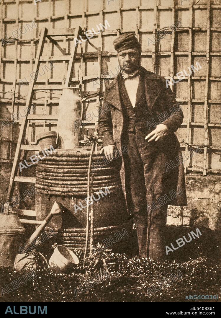 Self-Portrait in the Garden, Hippolyte Bayard, 1847. Salted paper print. Hippolyte Bayard (1801-1887) was a French photographer and pioneer in the history of photography. He invented his own process that produced direct positive paper prints in the camera and presented the world's first public exhibition of photographs on 24 June 1839. He claimed to have invented photography earlier than Louis-Jacques Mandé Daguerre in France and William Henry Fox Talbot in England, the men traditionally credited with its invention.