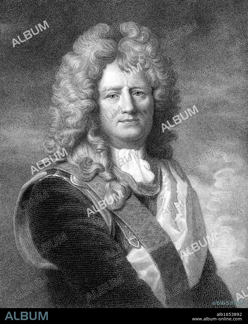 Sebastian le Prestre de Vauban (1633-1707) French military engineer. Engraving.