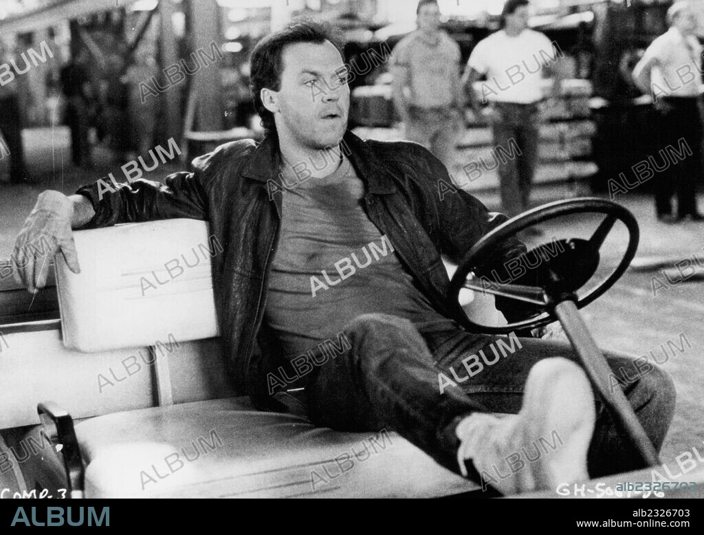 MICHAEL KEATON in GUNG HO, 1986, directed by RON HOWARD. Copyright PARAMOUNT PICTURES.