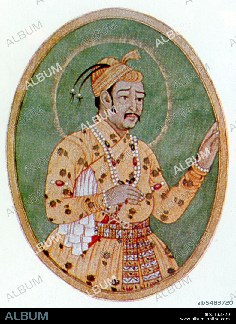 Jalaluddin Muhammad Akbar, also known as Shahanshah or Akbar the Great (1542—1605), was the third Mughal Emperor. He was of Timurid descent; the son of Humayun, and the grandson of Babur, the ruler who founded the Mughal dynasty in India. By the end of his reign in 1605, the Mughal empire covered most of the northern and central India and was one of the most powerful empires of its age.