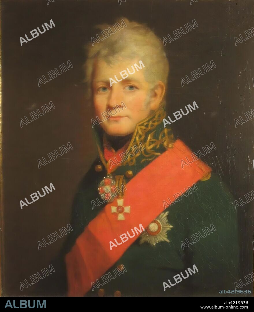 ANONYMOUS ARTIST, FIRST HALF OF THE 19TH CENTURY. '"Portrait of Admiral Pavel Chichagov" (copy)'. Britain, 1824. Dimensions: 66,5x58 cm.