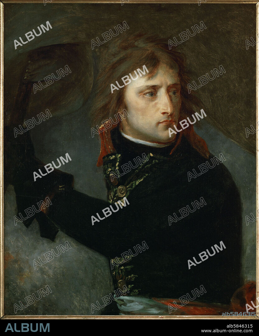 ANTOINE-JEAN GROS. General Napoleon Bonaparte at the bridge of Arcole. Oil on canvas 73 x 59 cm RF 361.