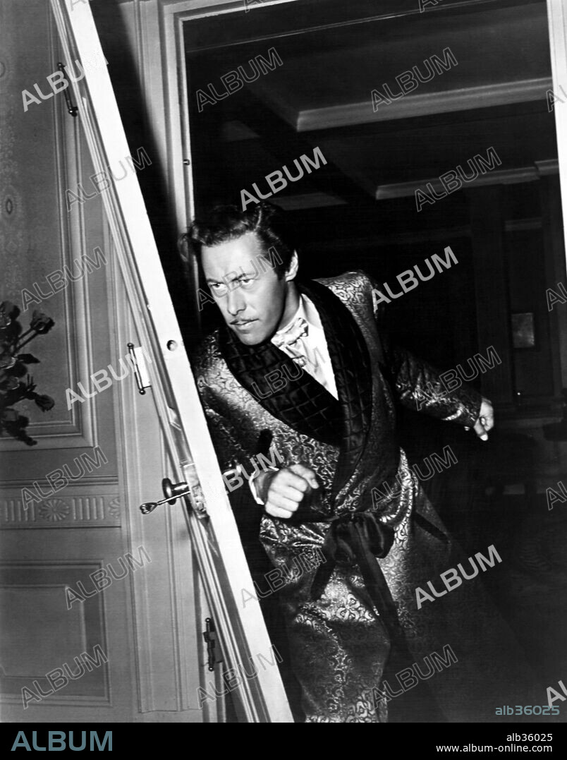 REX HARRISON in THE FOXES OF HARROW, 1947, directed by JOHN M. STAHL. Copyright 20TH CENTURY FOX.