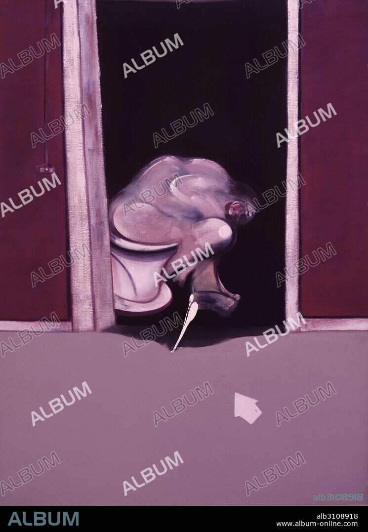 FRANCIS BACON. Tríptico/Mayo-Junio 1973 (panel izquierdo).