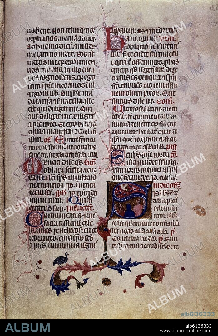 MISAL DE RIPOLL 112-FOL 122-ESPIRITU SANTO.
