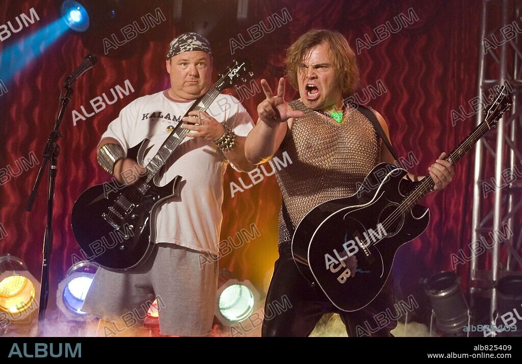 JACK BLACK and KYLE GASS in TENACIOUS D IN 'THE PICK OF DESTINY', 2006, directed by LIAM LYNCH. Copyright NEW LINE PRODUCTIONS / ROSENTHAL, ZADE.