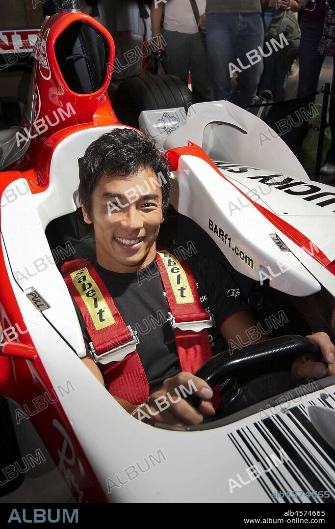Takuma Sato in BAR Honda 2004 at Beaulieu.