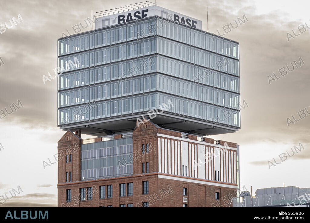 BASF Services Europe GmbH office building in the Friedrichshain area, Berlin, Federal Republic of Germany.