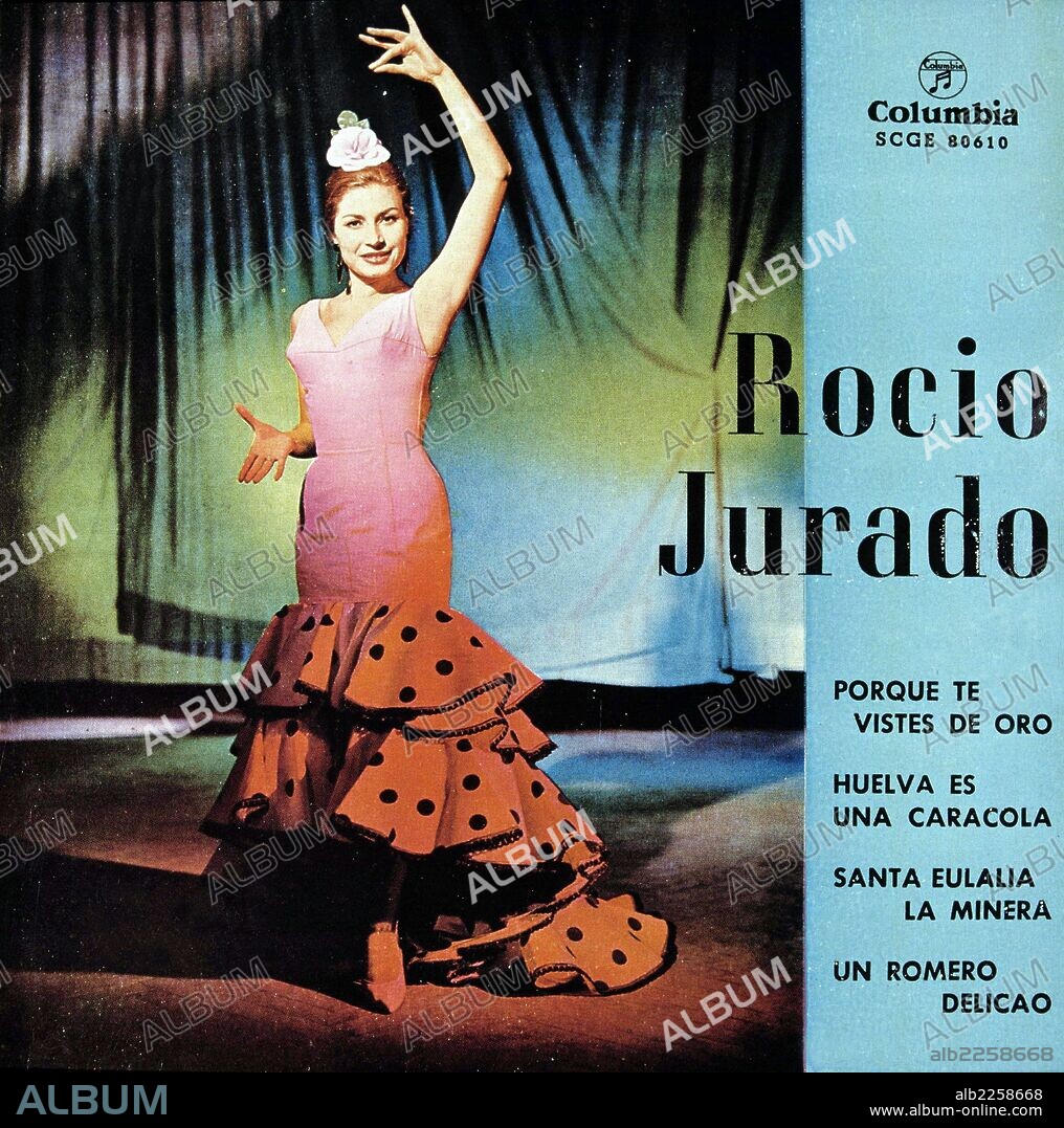 PORTADA DEL DISCO " ROCIO JURADO ". DE LA CANTANTE ROCIO JURADO.