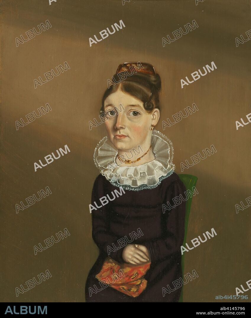 Mrs. William Bonham (Ann Warford). William Bonnell; American, 1804-1865. Date: 1825. Dimensions: 30.5 × 24.9 cm (12 × 9 13/16 in.). Oil on panel. Origin: United States.
