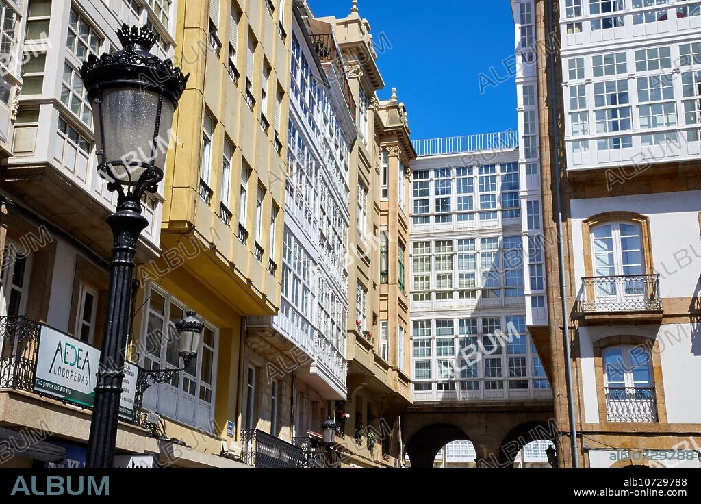 Calle Riego de Agua, A Coruña, Galicia, Spain.